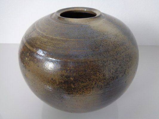 Large German Studio Ceramic Vase By Monika Maetzel, 1960s photo furniture