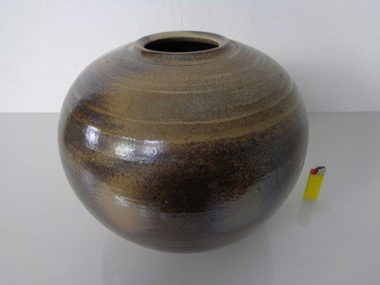 Large German Studio Ceramic Vase By Monika Maetzel, 1960s photo Home Decor