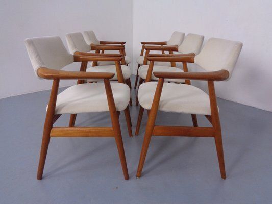 photo furniture Danish Teak Armchairs By Svend Aage Eriksen For Glostrup, 1960s, Set Of 6