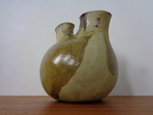 Danish Studio Ceramic Vase, 1960s photo vinterior