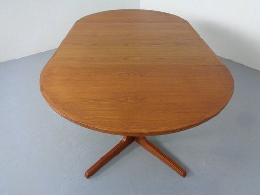 Extendable Teak Dining Table By Bernhard Pedersen & Son, Denmark, 1960s photo buy