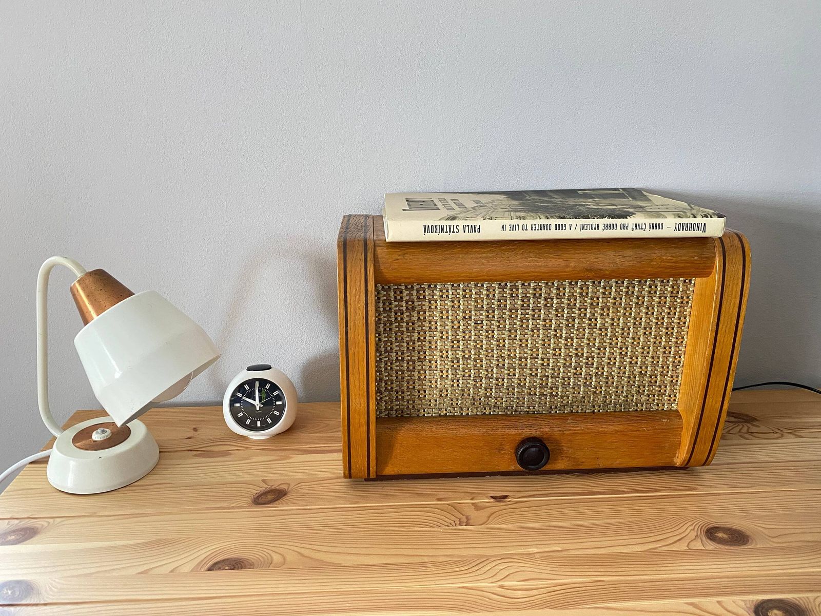 Retro Desk / Bedside Lamp By Drukov Brno , 1970s , Mid Century Style, Czechoslovakia , Fully Functional Original Condition photo for sale