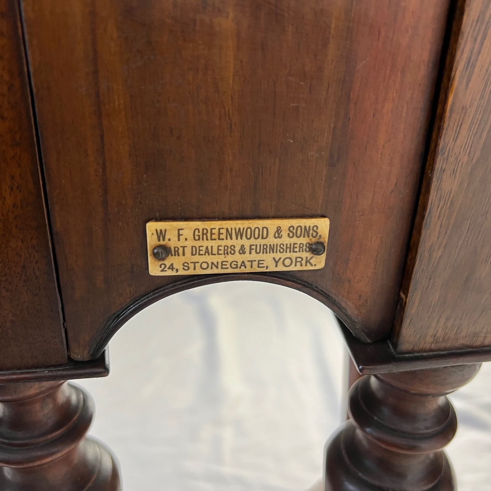 Small Victorian Figured Walnut Demi Lune Card Table In The George I Manner photo Furniture