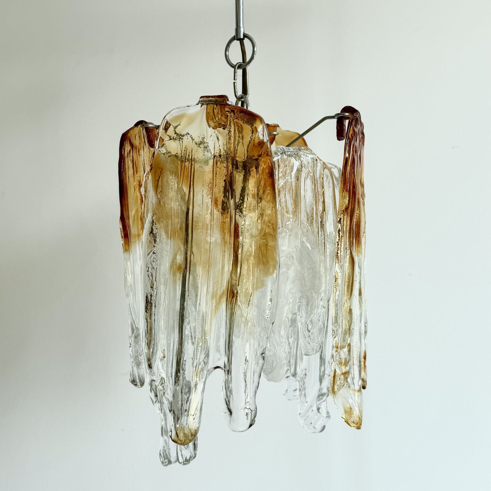 1150.0 A 1960s Italian Mazzega Murano Flames Chandelier photo