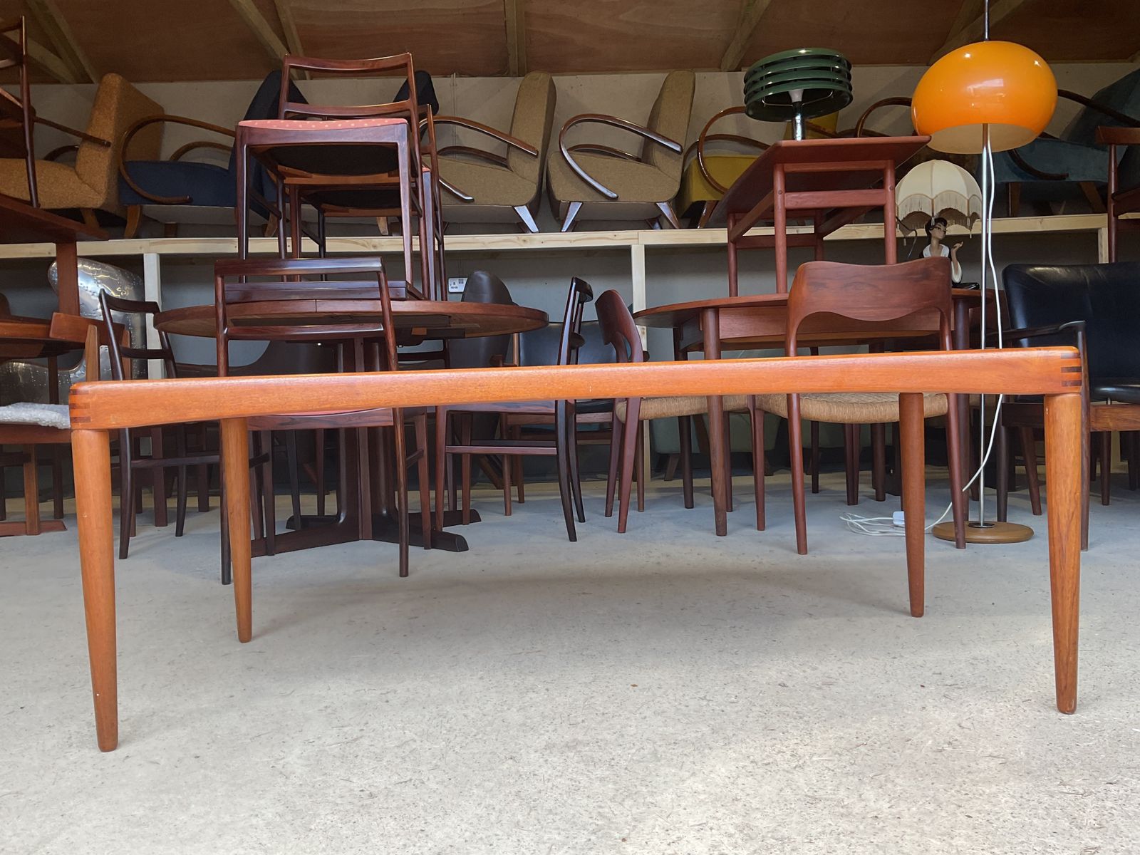 Henry Klein Danish Teak Coffee Table By Bramin In Mid Century Danish photo vinterior
