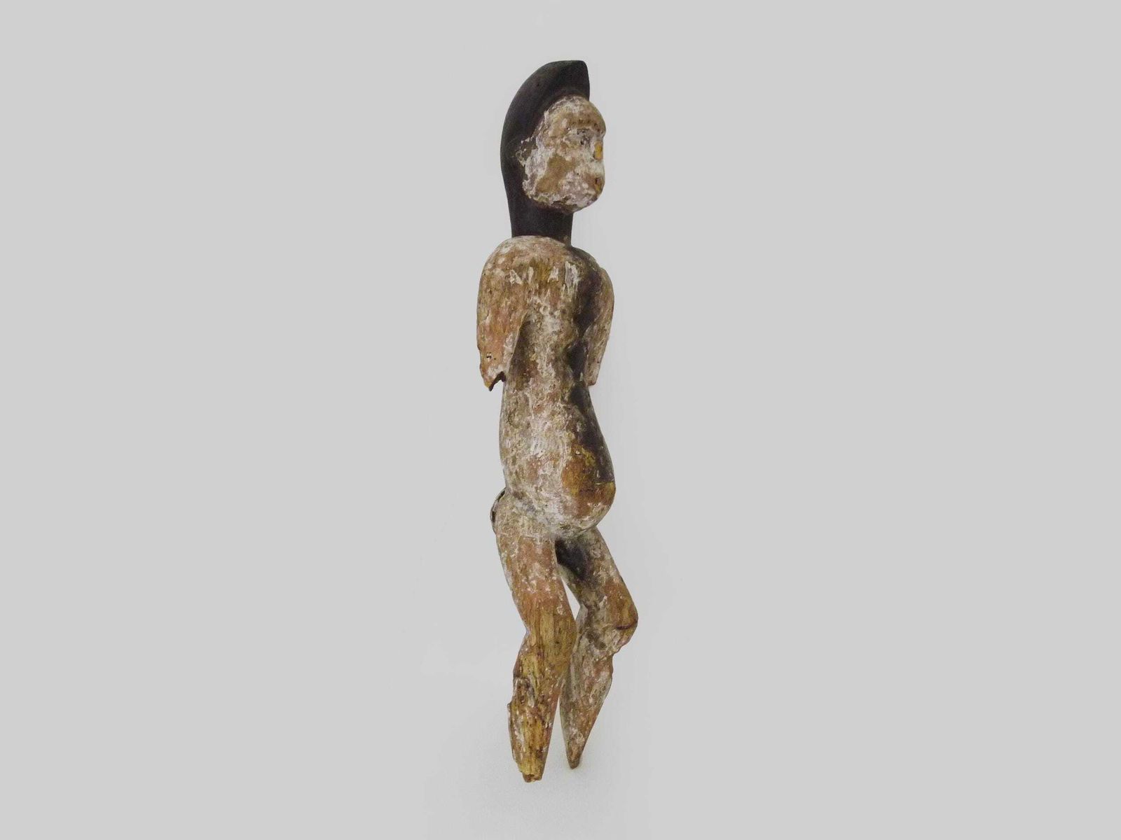 Large African Baoulé Statue From Côte D'ivoire. African Art, Tribal Art. Early 20th Century photo furniture