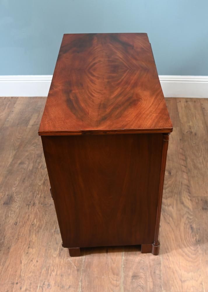 Furniture Victorian Mahogany Chest Drawers 1880 Commode photo