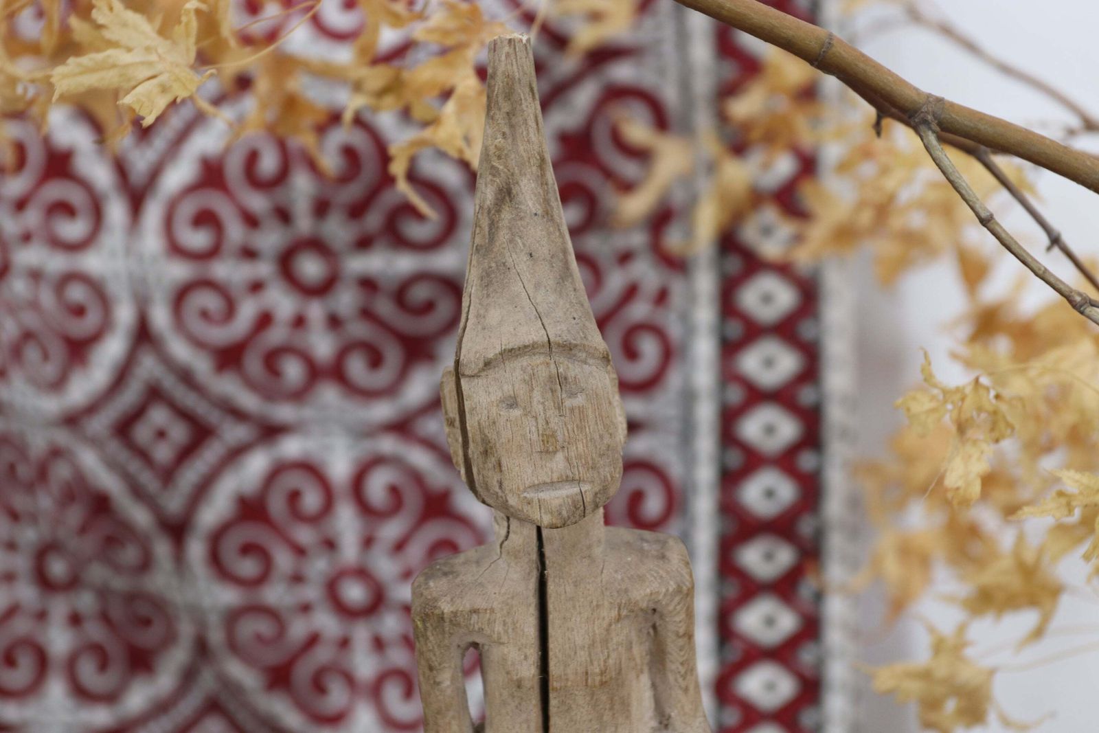 Late 19th Century Laos Tribal Handmade Buddha (3) photo vinterior