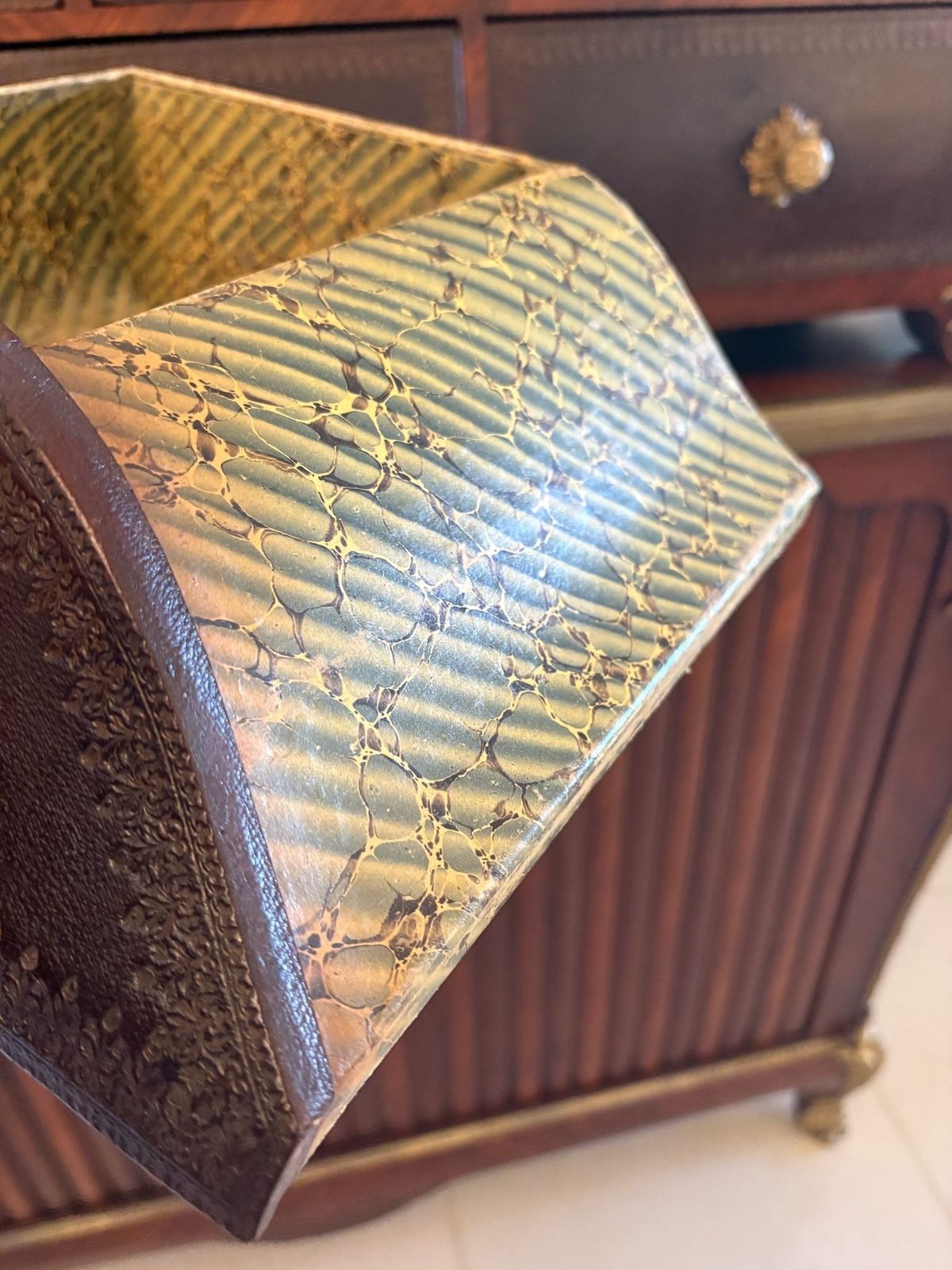 Superb Quality 19th Century Antique French Kingwood And Ormolu Mounted Cartonnier Cabinet photo buy