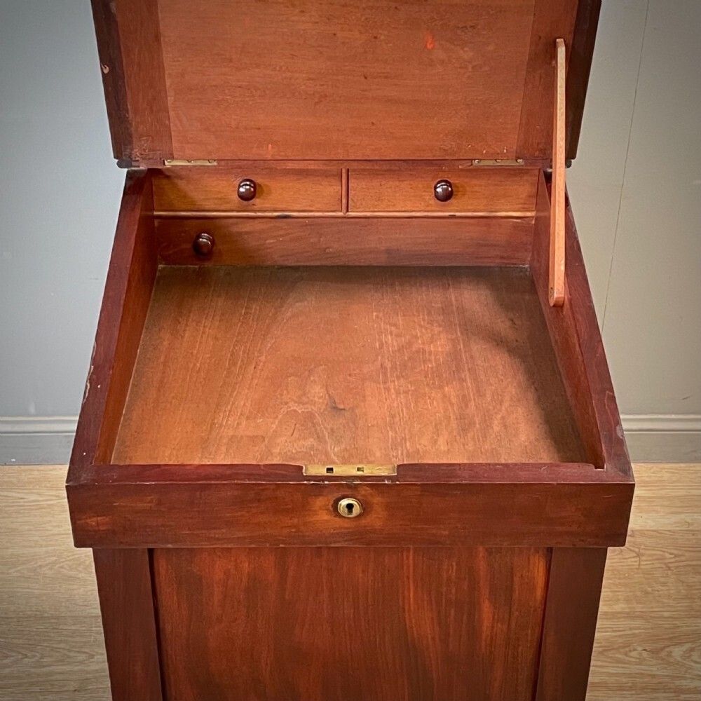 Antique William IV Mahogany Davenport Desk photo Furniture