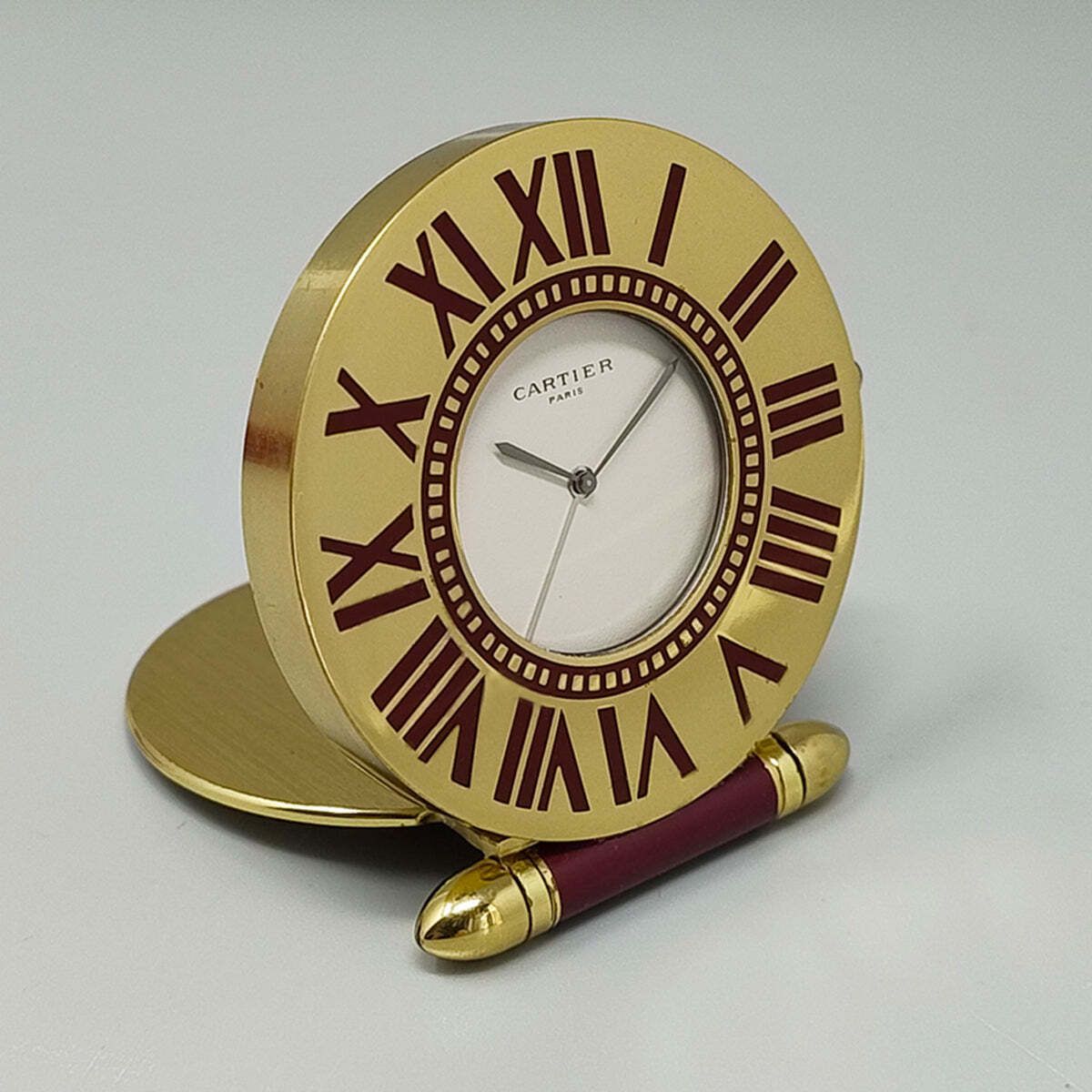 1990s Gorgeous Cartier Alarm Clock Pendulette. Made In France. photo 1945.0