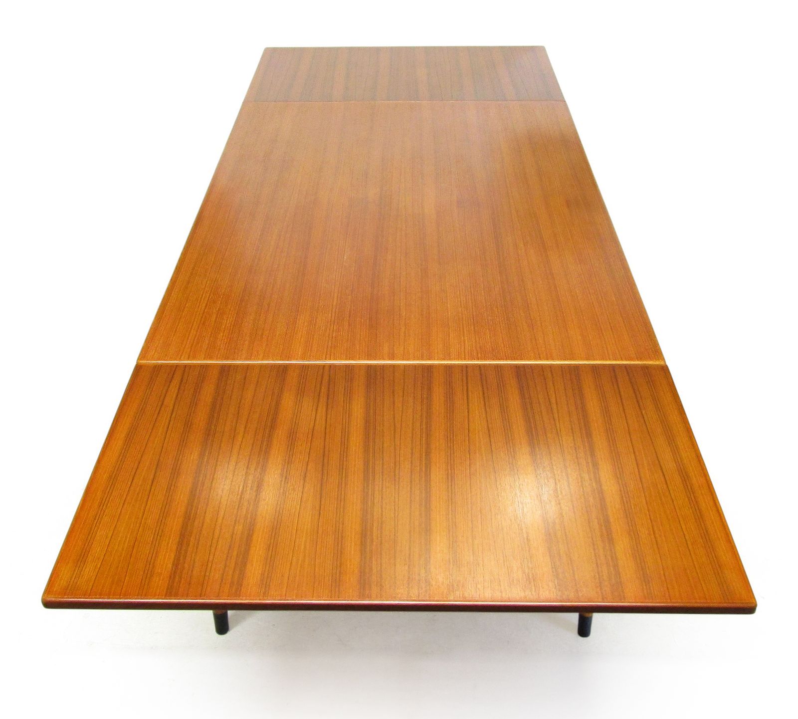 photo vinterior 1950s Danish Extending Model 9 Banqueting Dining Table In Teak By Niels Moller