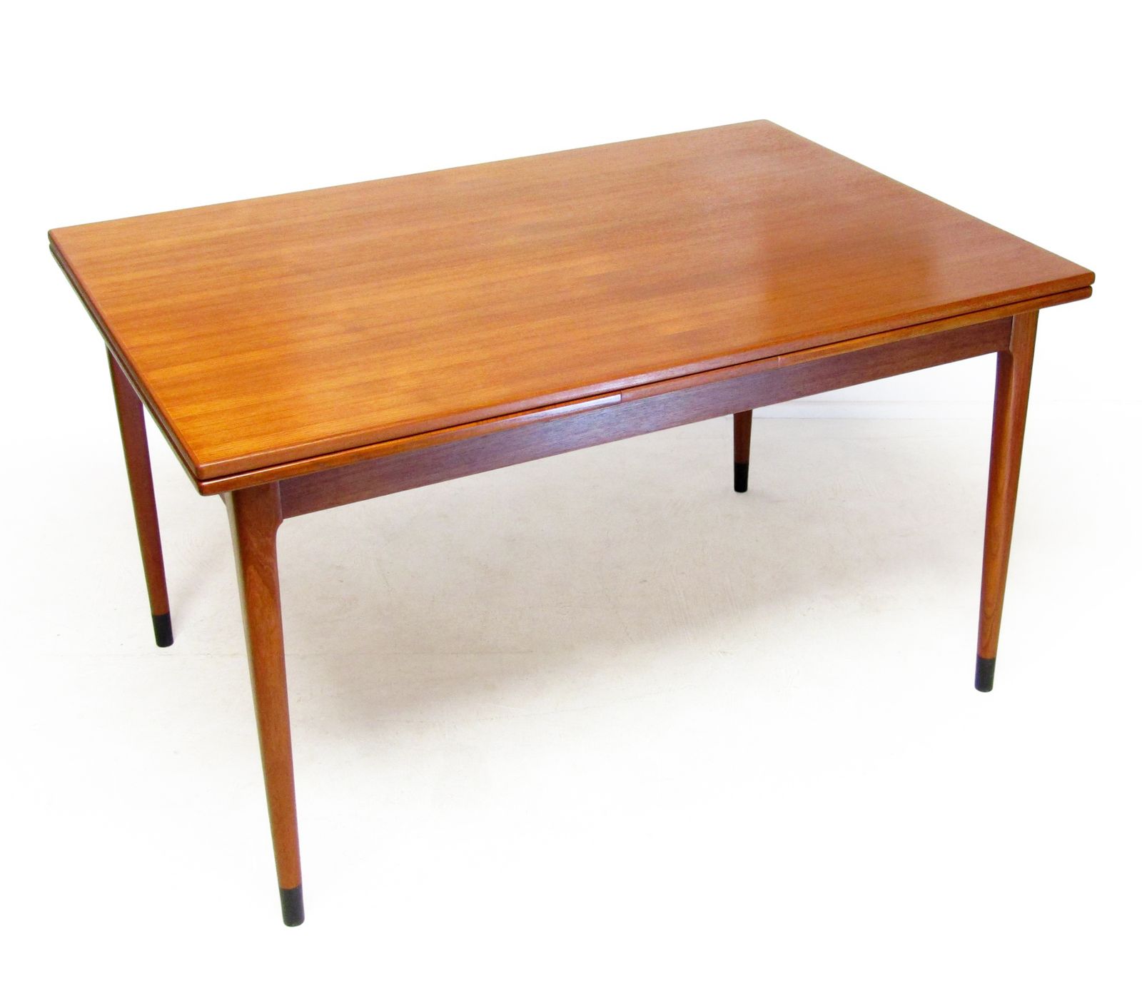 1950s Danish Extending Model 9 Banqueting Dining Table In Teak By Niels Moller photo vintage