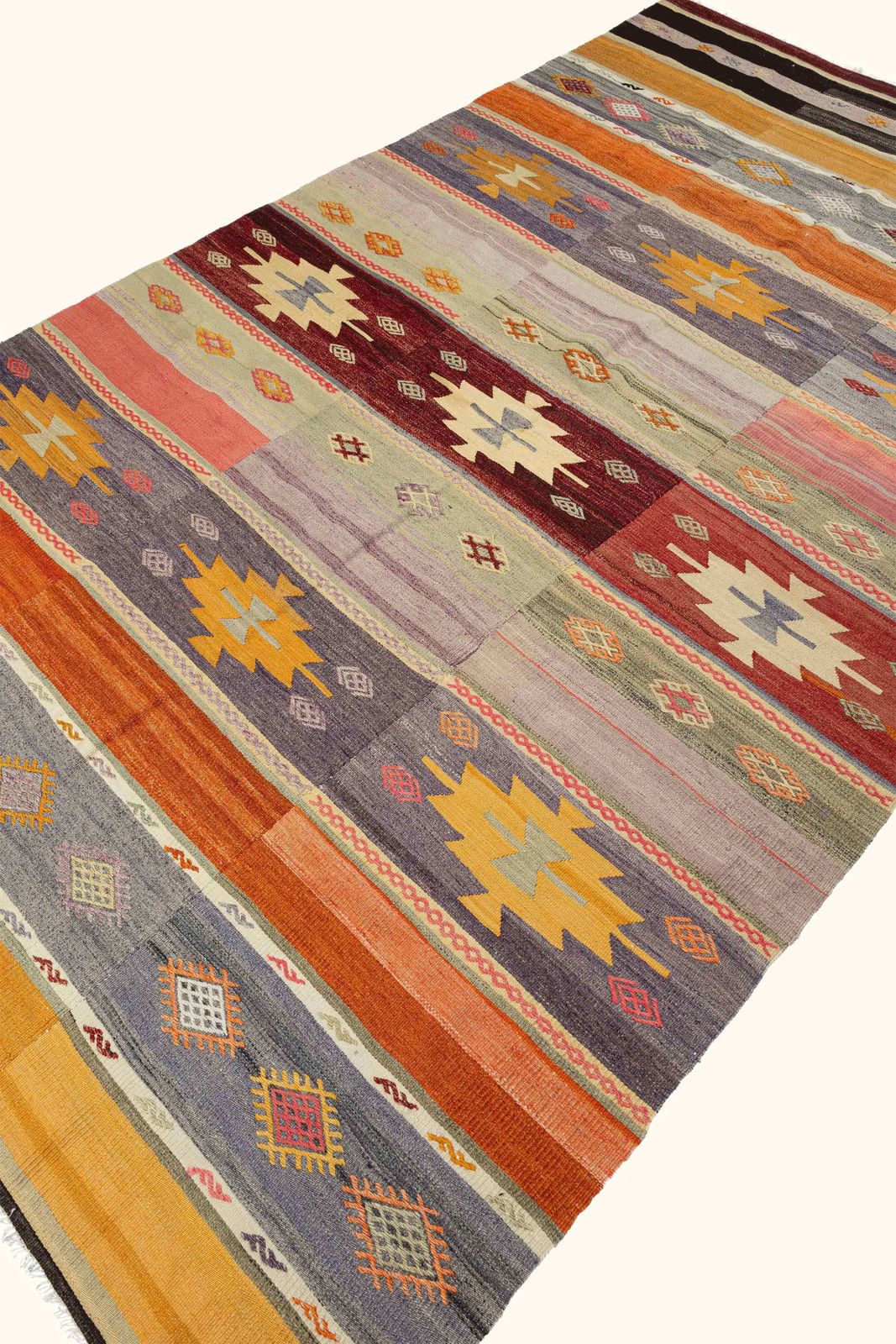 Denizli Vintage Kilim 265x163cm photo Textiles