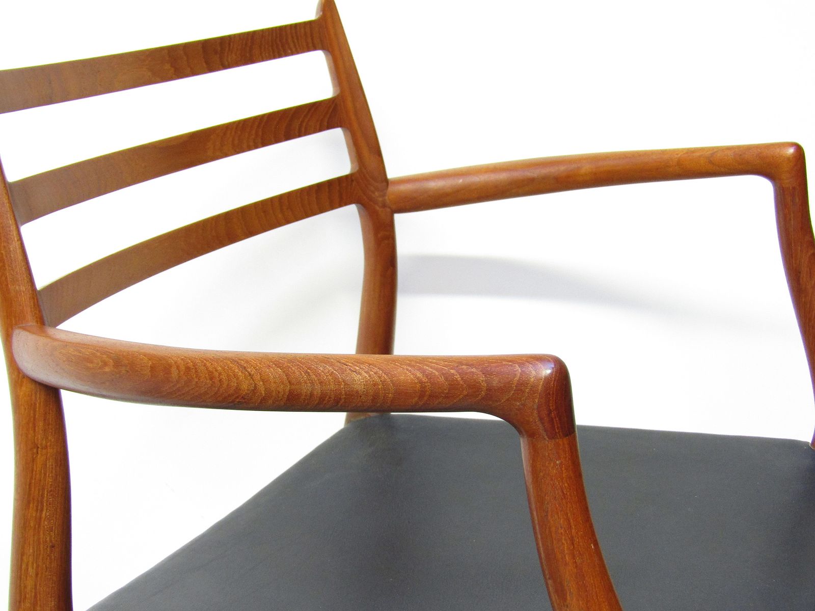 Furniture Set Of Four Exceptional 1950s Danish Dining Chairs By Niels Moller, 2x Model 62 And 2x Model 78 photo