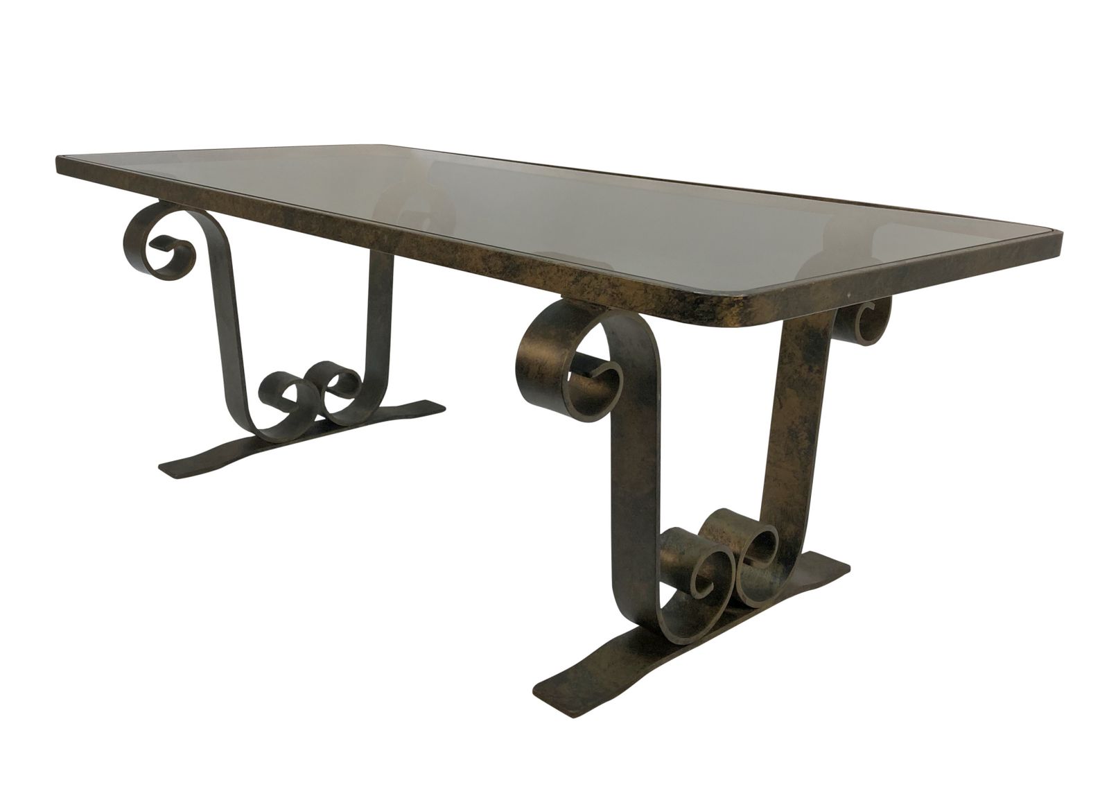 A French Mid Century Bronzed Occasional Table photo Furniture