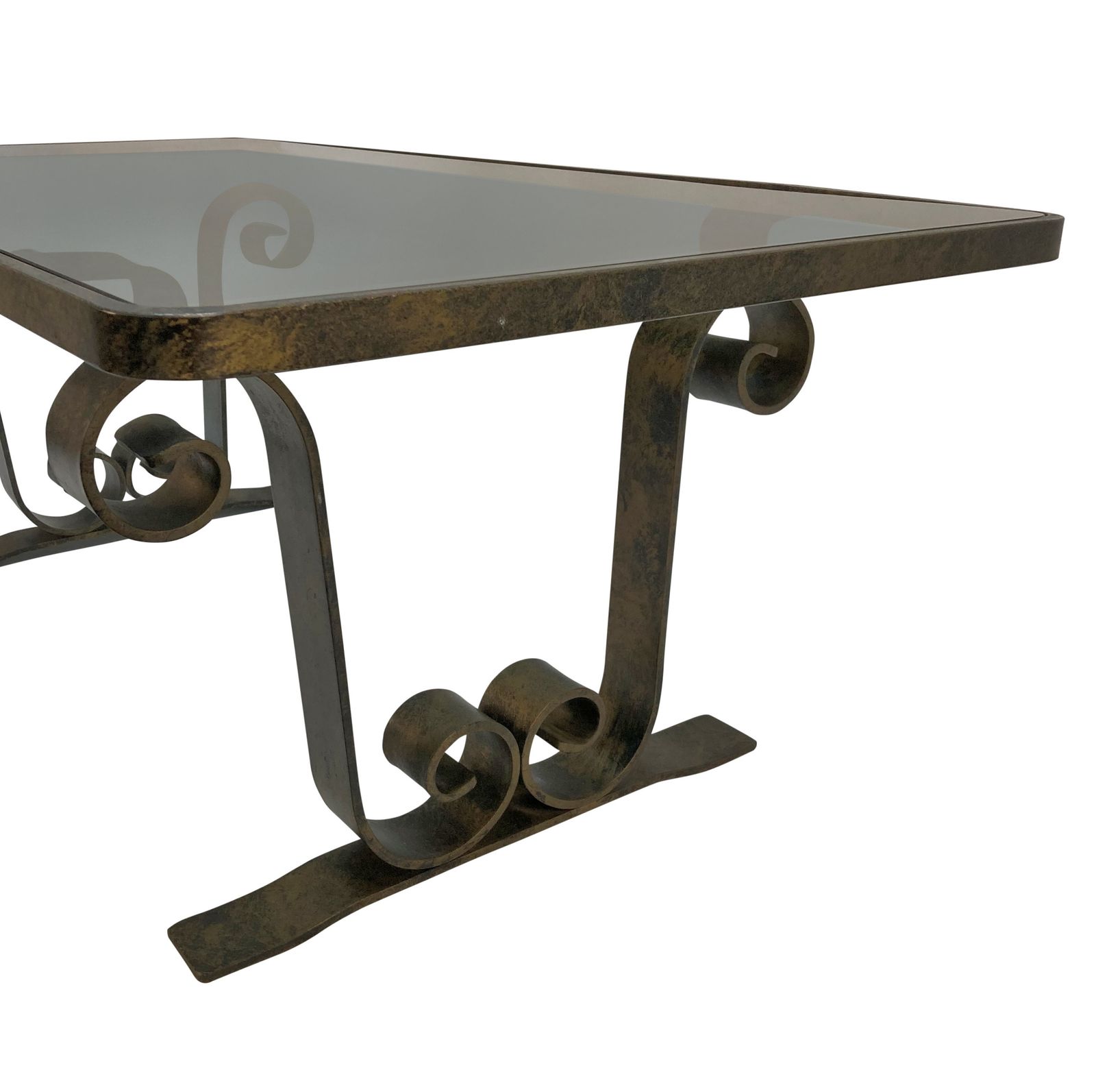 A French Mid Century Bronzed Occasional Table photo 944.0
