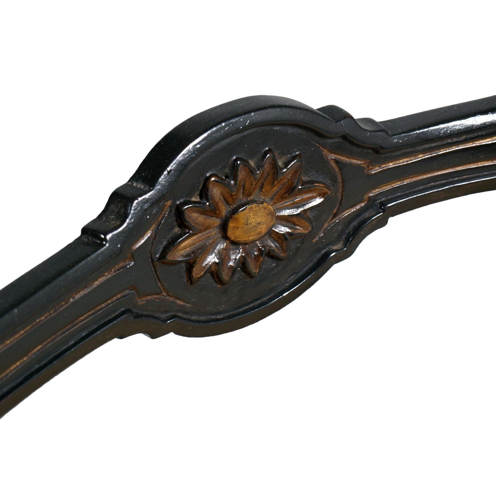 Sculptural Chairs Art Nouveau By Giacomo Cometti In Ebonized Hand Carved Walnut photo buy