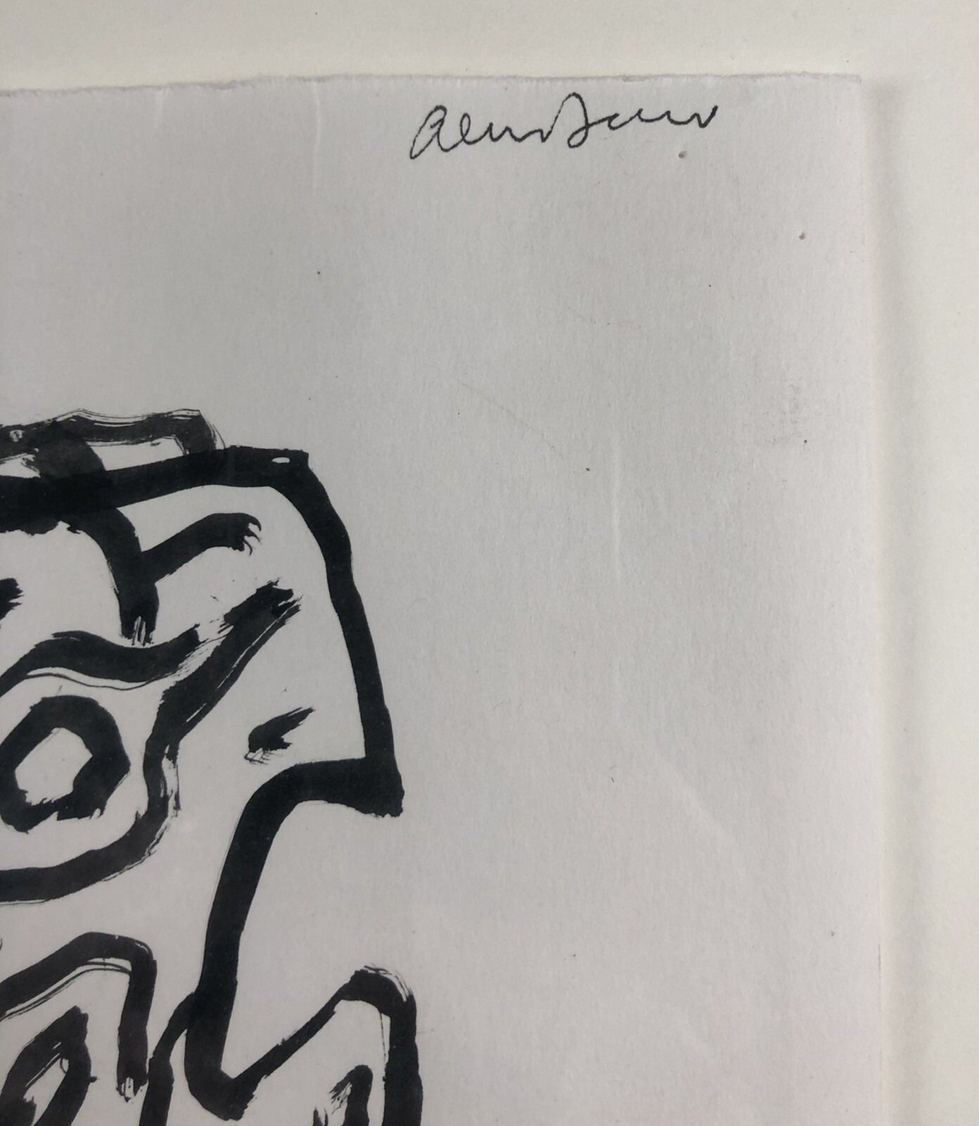 Alan Davie British Contemporary Oil On Paper, Opus D.04.07 2007 photo vinterior