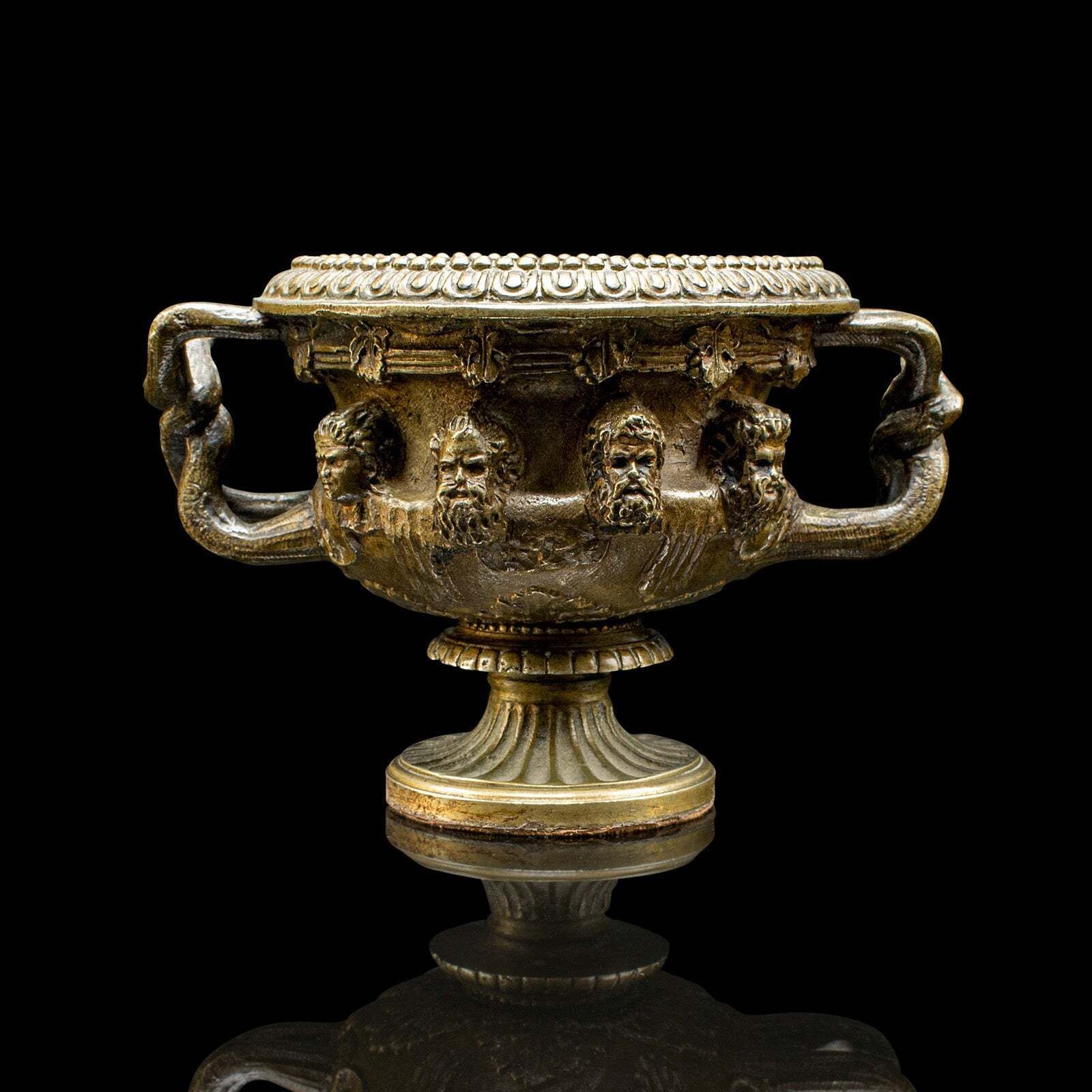 Small Antique Grand Tour Warwick Vase, Victorian, Italian Decor, Planter, C.1850 photo Home Decor