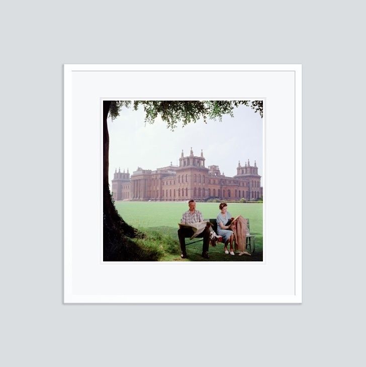 Slim Aarons 'The Marlboroughs' Framed White photo furniture