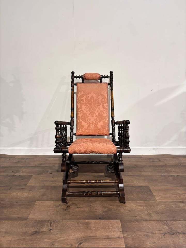 Late Victorian American Style Rocking Chair photo Furniture