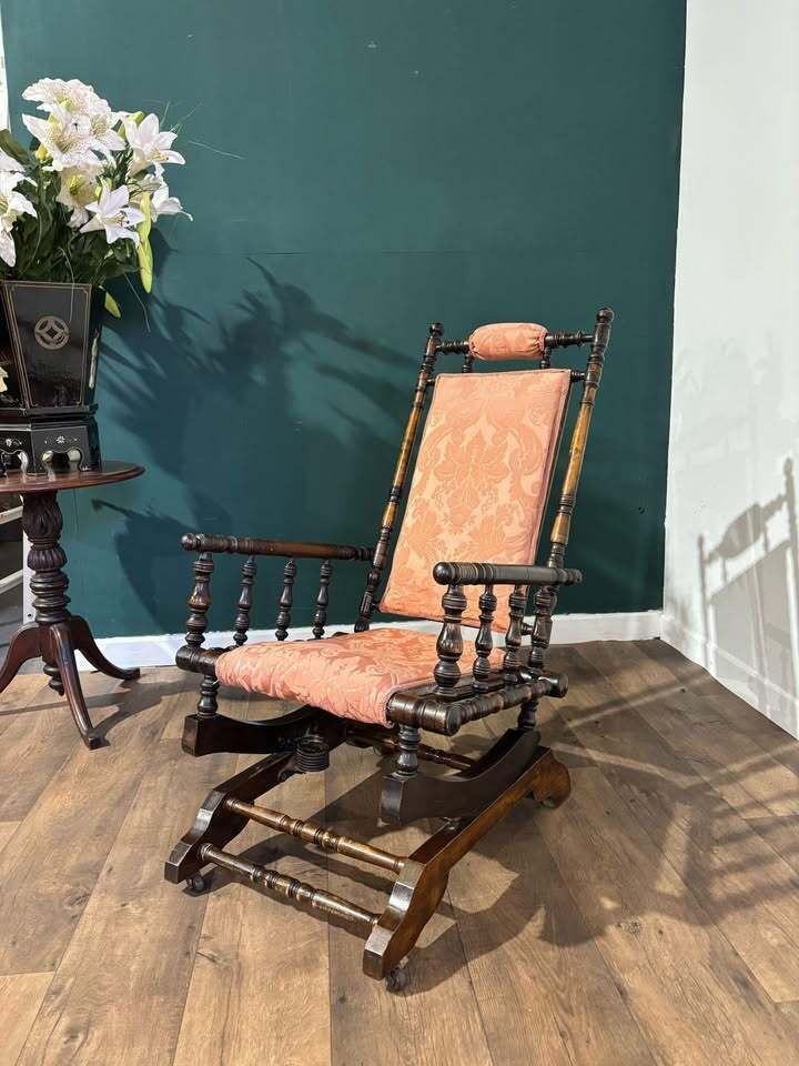 photo for sale Late Victorian American Style Rocking Chair