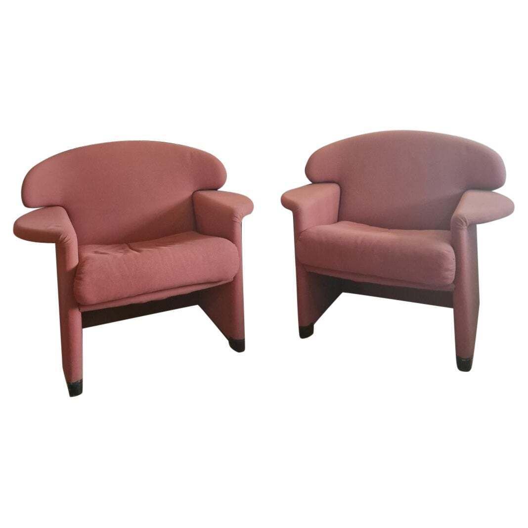 Pair Of Ronda Armchairs By Afra Et Tobia Scarpa