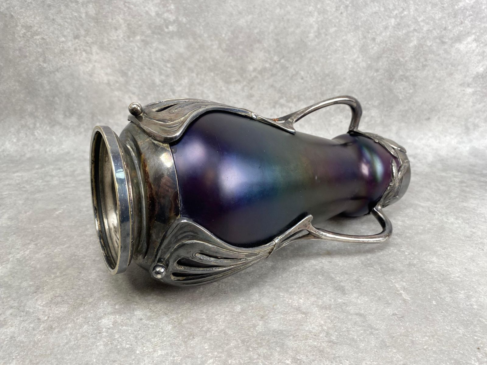 Jugendstil Art Glass Vase By Wilhelm Kralik Sohne photo 2610.0