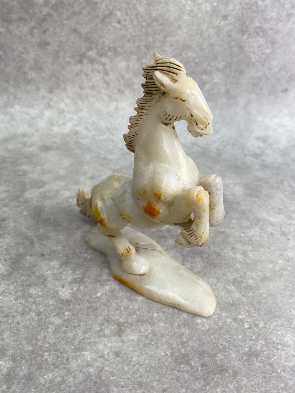 photo for sale Set Of 8 Old China Jade Horses