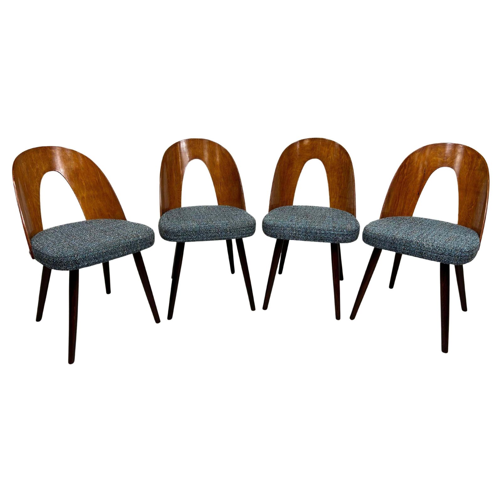 Mid Century Modern Dining Chairs By Antonín šuman For Tatra Nábytok Pravenec