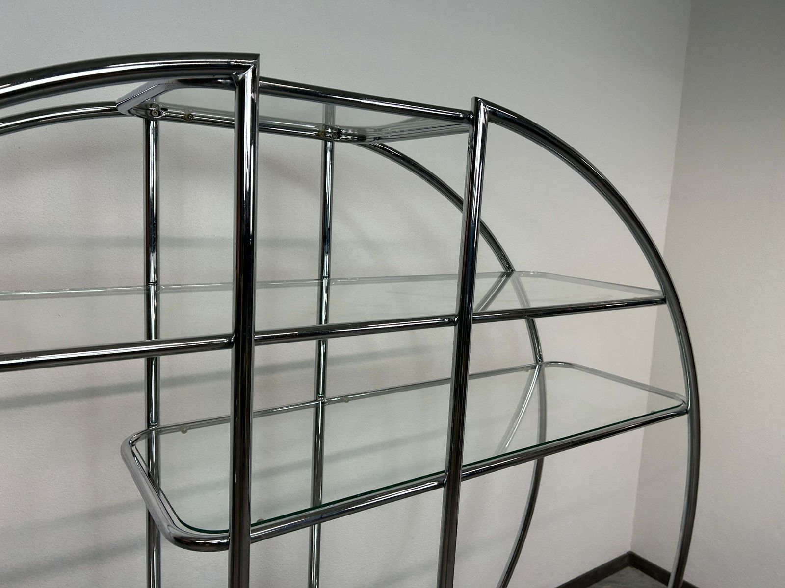 Furniture Mid Century Design Tubular Steel Etagere photo