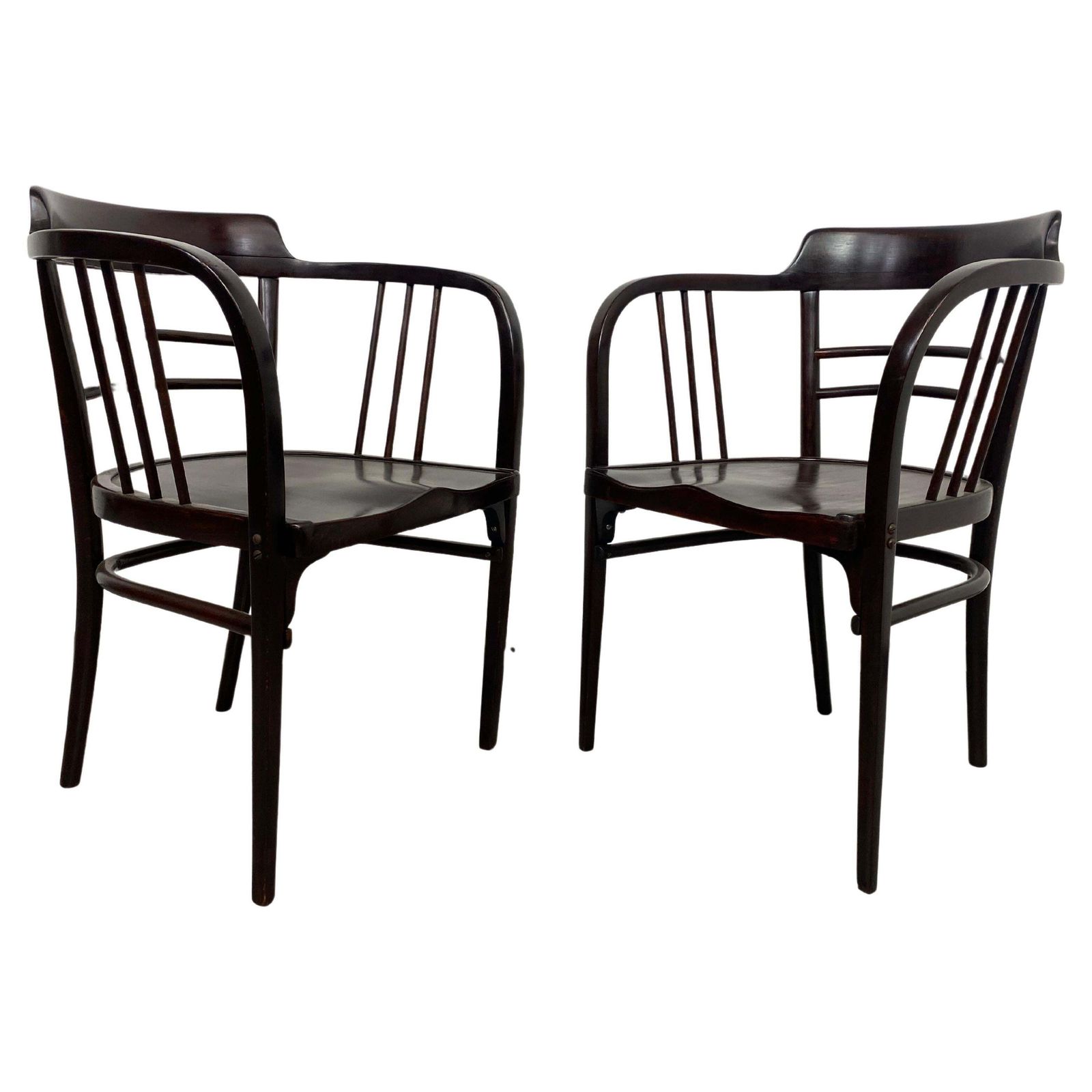 Secession Armchairs No.6093 By Otto Wagner For Thonet