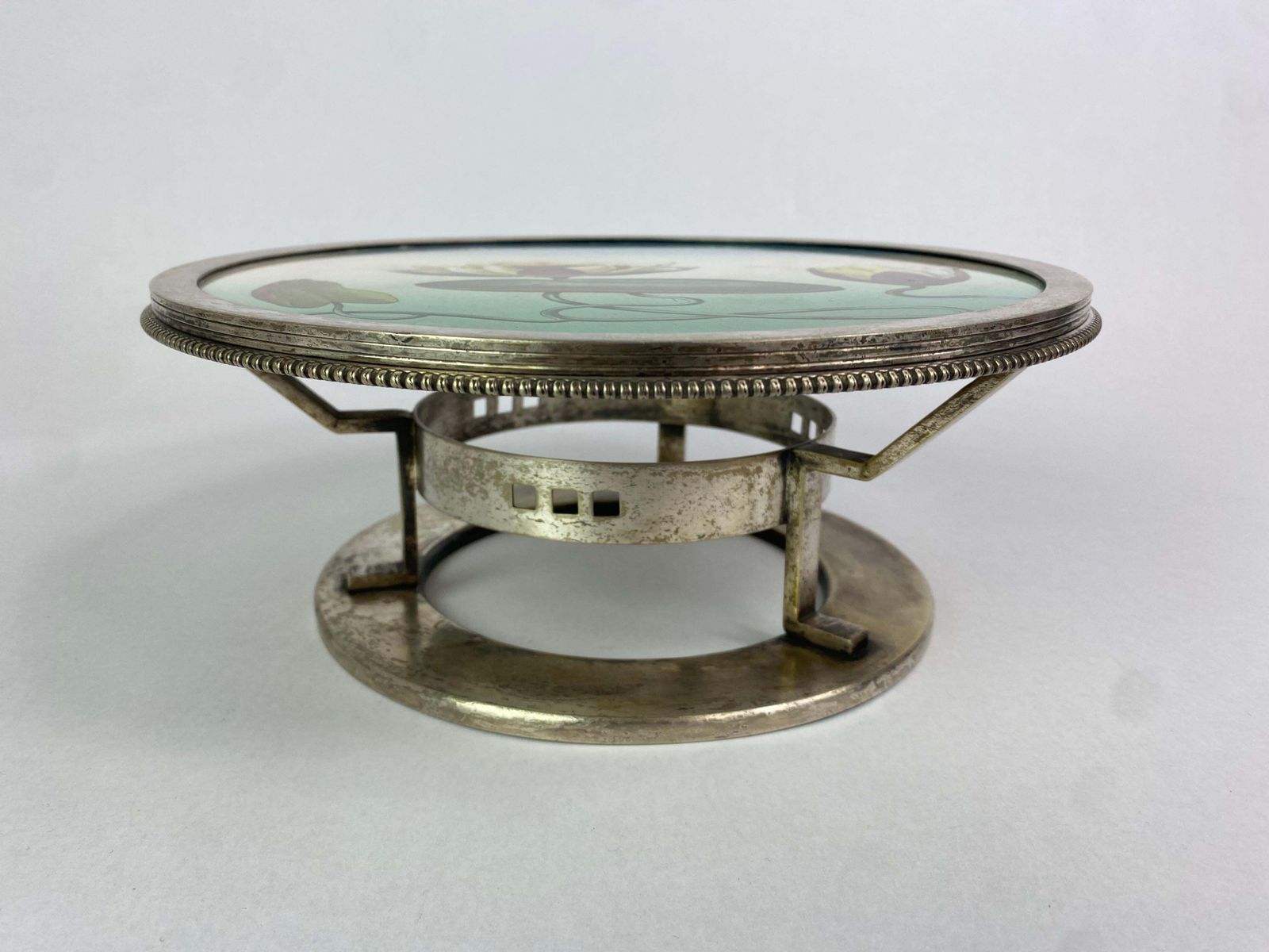 Beautiful Secession Centerpiece With Water Lily By Hans Ofner For Sandrik photo furniture