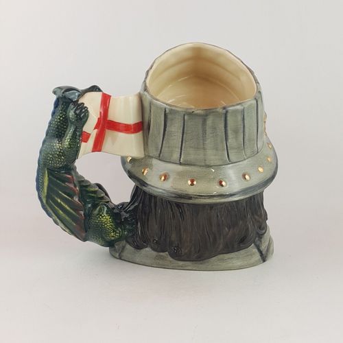 Royal Doulton Large Character Jug D7129 St George 7502 Rd photo 237.0