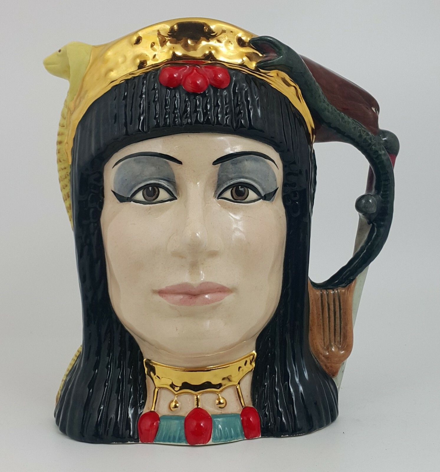 Royal Doulton Antony & Cleopatra Double Sided Large Character Jug D6728 Rd photo for sale