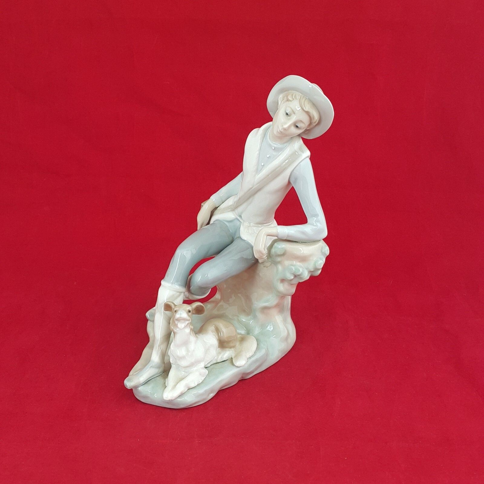 Lladro Figurine 4659 Shepherd Boy With Dog 5951 L/N photo furniture