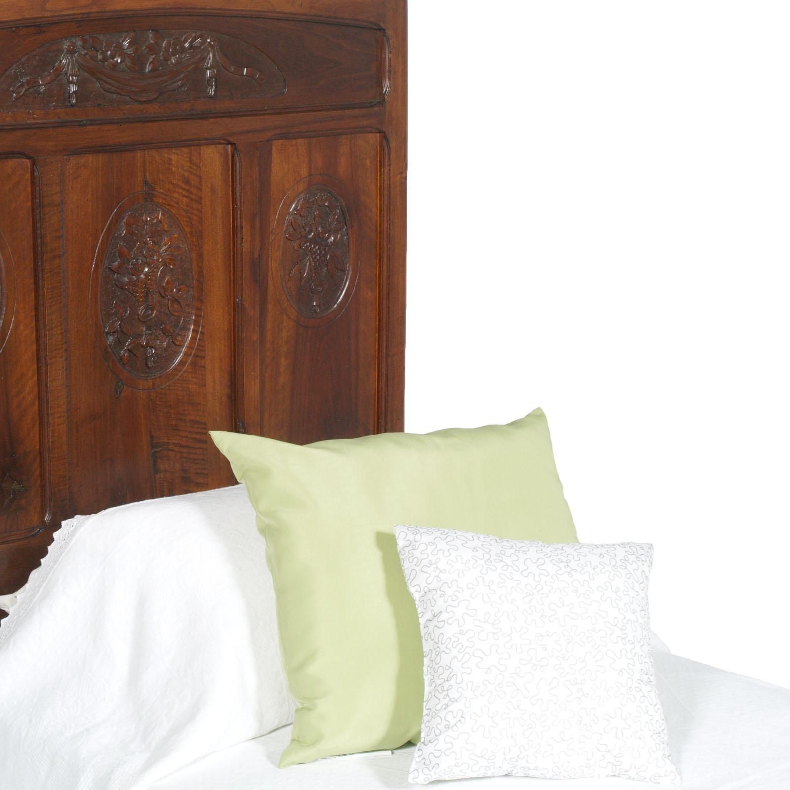 Twin Beds Art Nouveau, Italy, 1900s. Hand Carved Walnut, Polished To Wax photo buy