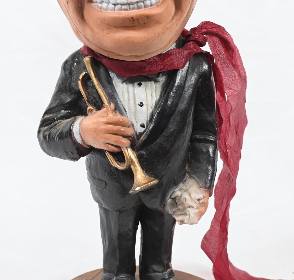 Terracotta Statue Louis Armstrong Satchmo New Orleans Jazz Art photo Art