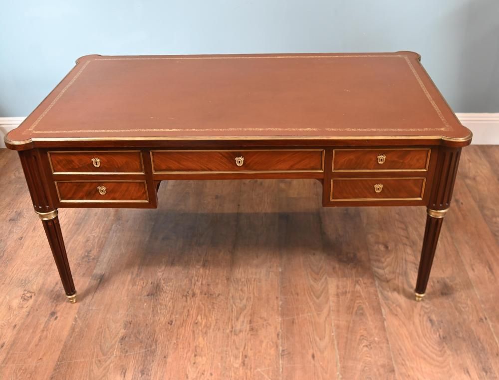 French Empire Bureau Plat Desk 1880 Directoire photo furniture