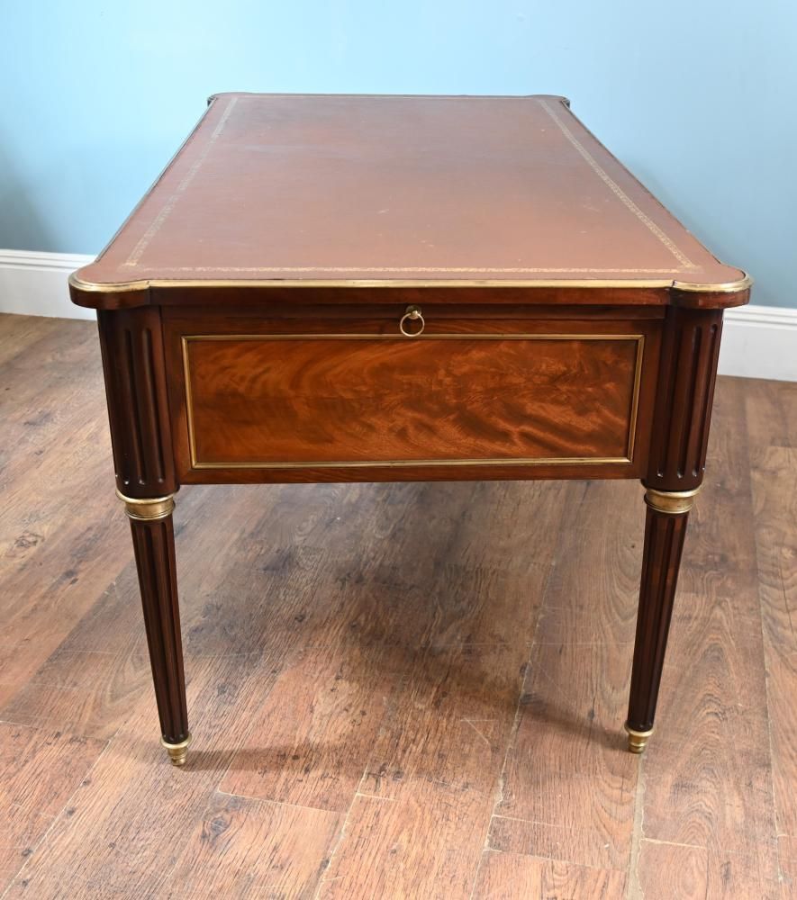 French Empire Bureau Plat Desk 1880 Directoire photo vinterior