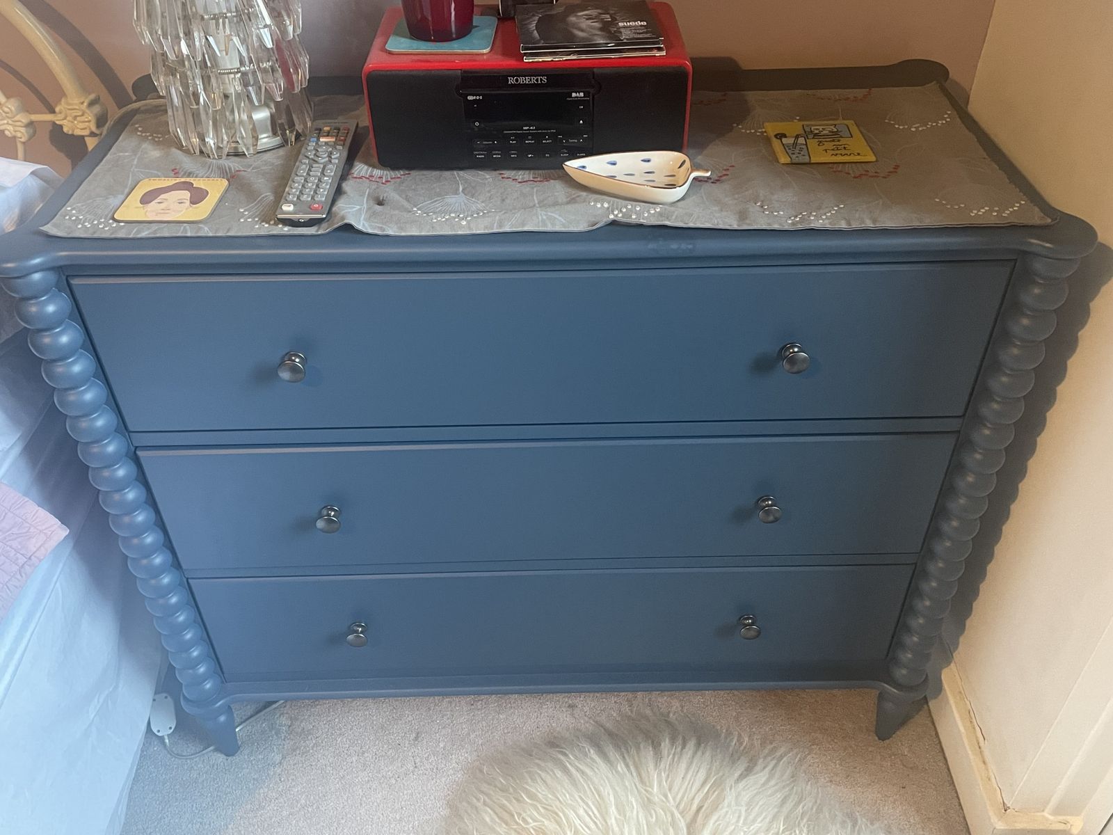 John Lewis Bobbin Chest Of Drawers Blue