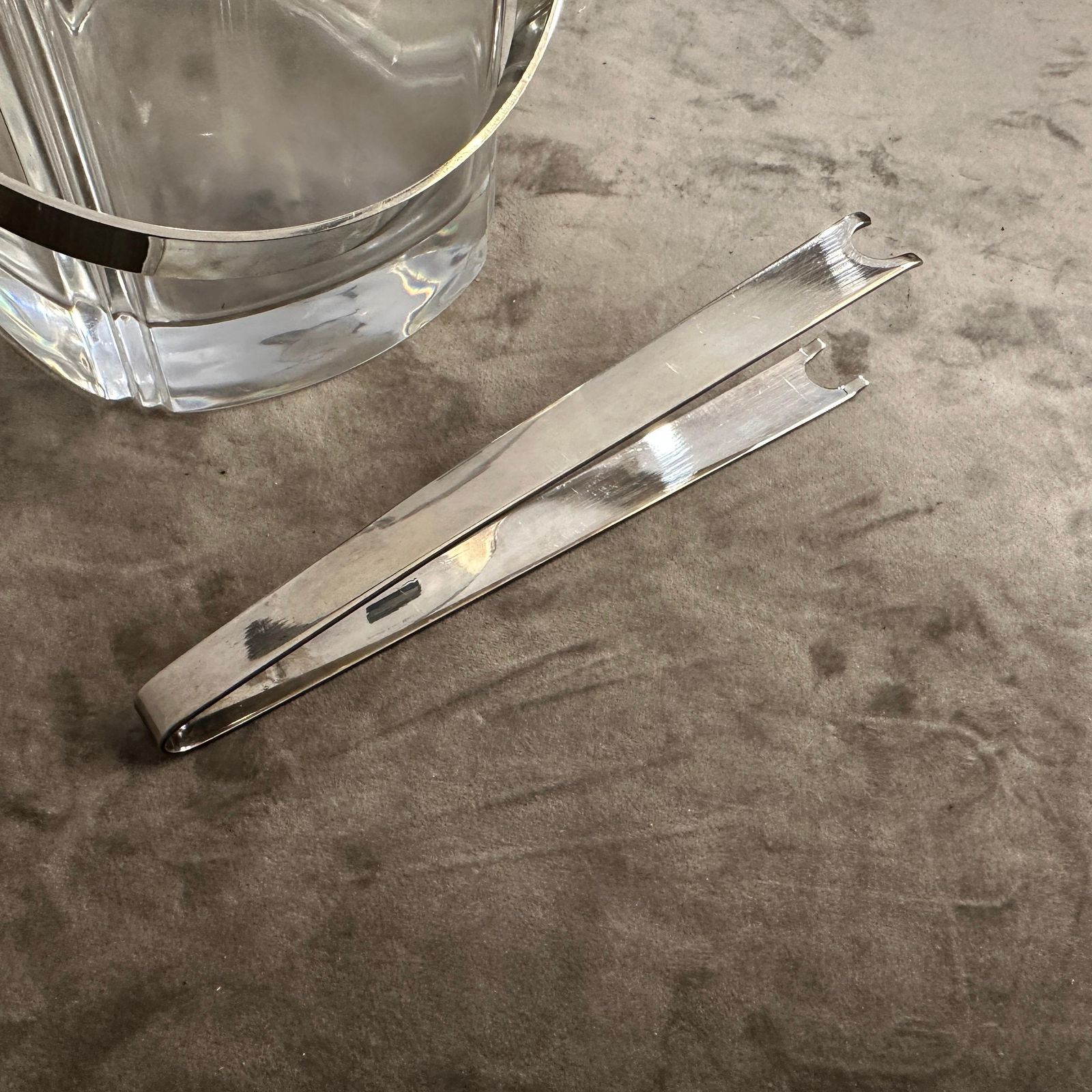 photo buy A 1970s Modern Arnolfo Di Cambio Ice Bucket With A Lino Sabattini Ice Tongs