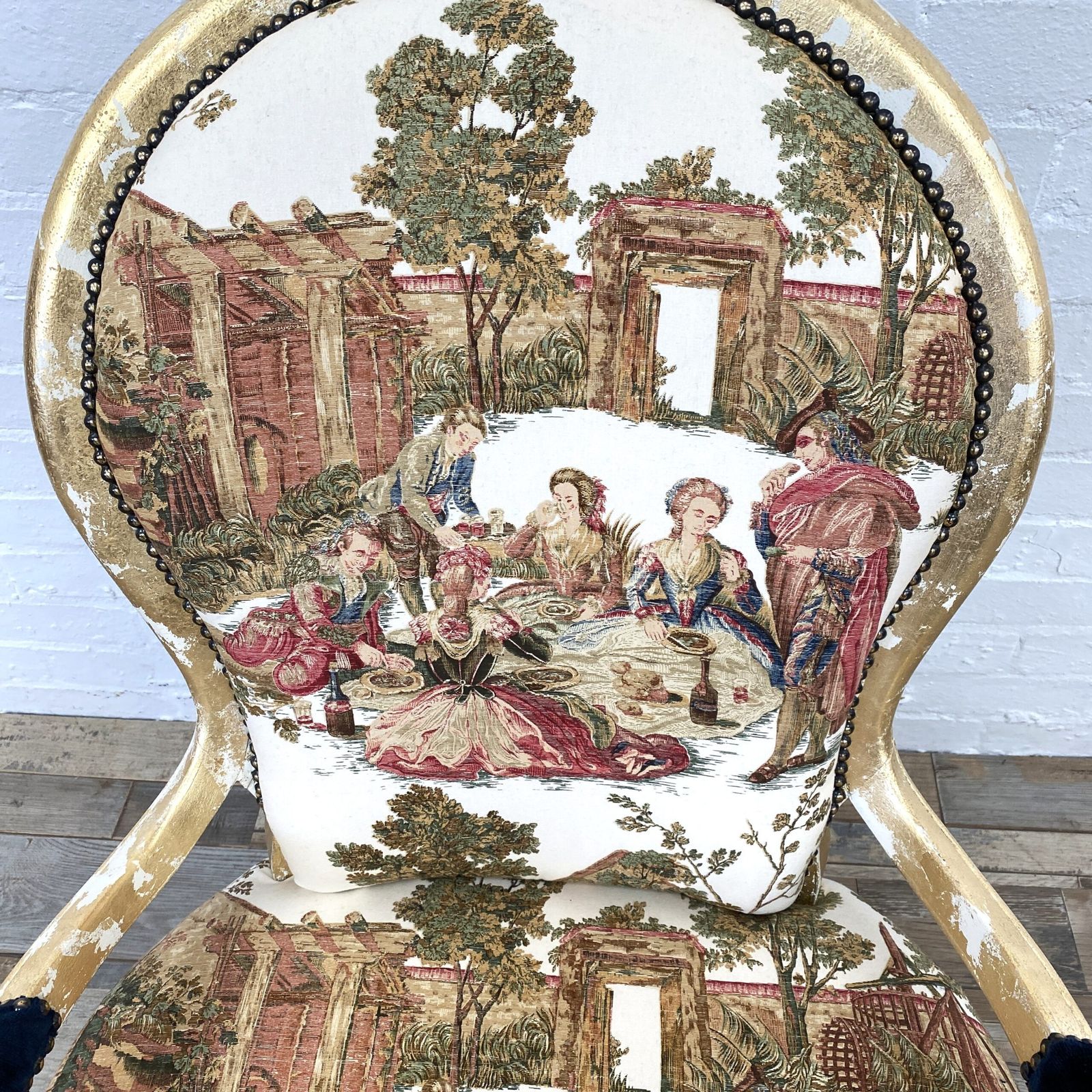 French Louis Style Accent Chair photo for sale