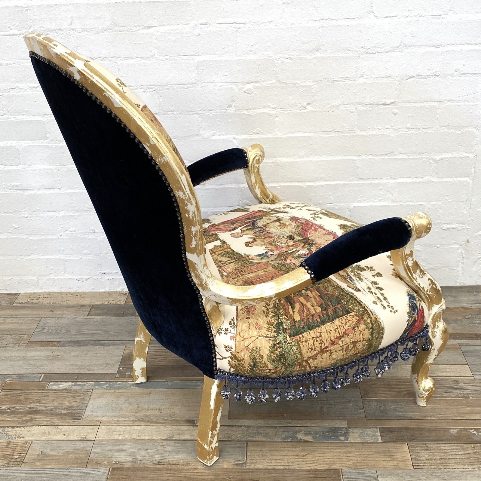 French Louis Style Accent Chair photo vinterior