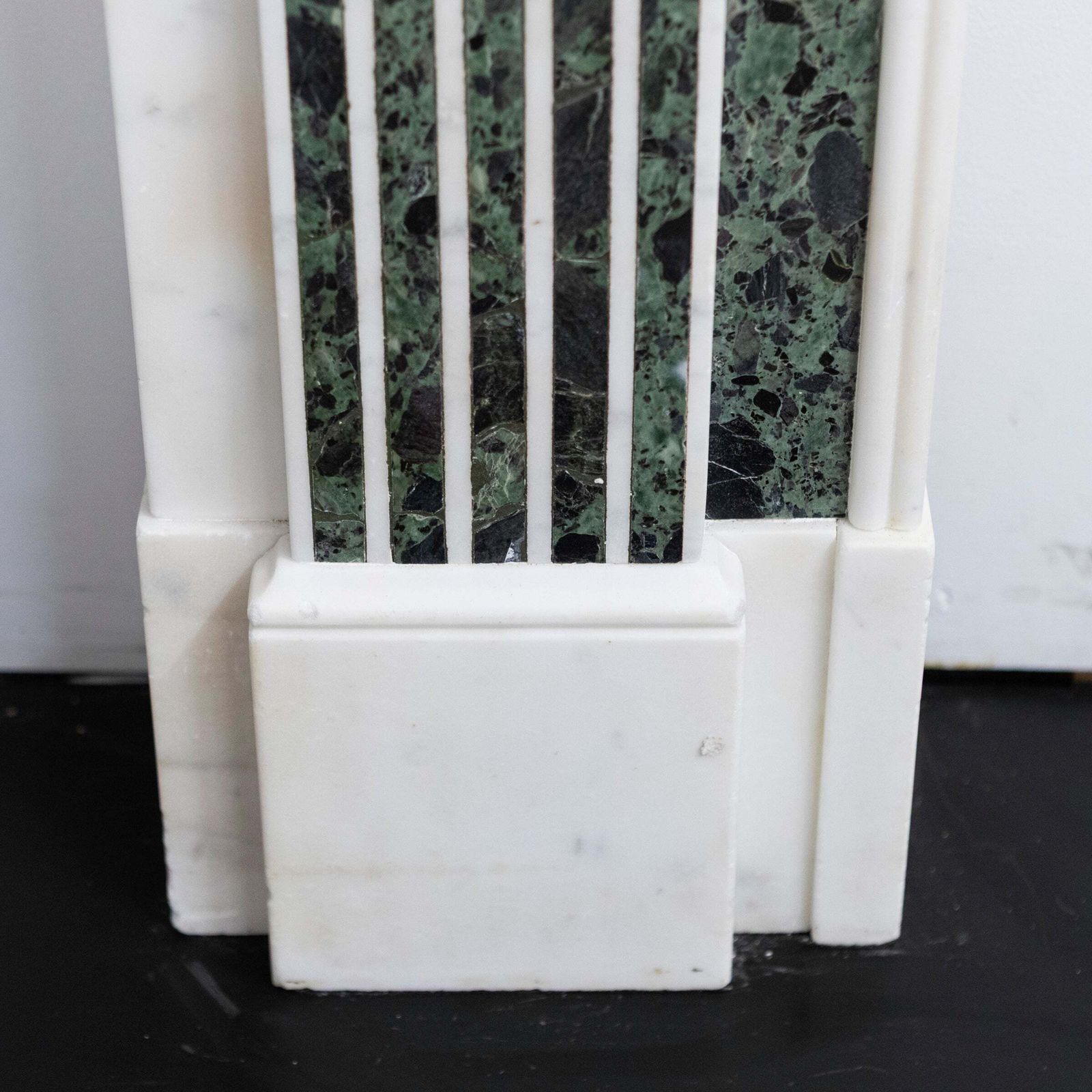 Reclaimed Georgian Style Statuary & Verde Marble Surround (Pair Available) photo for sale