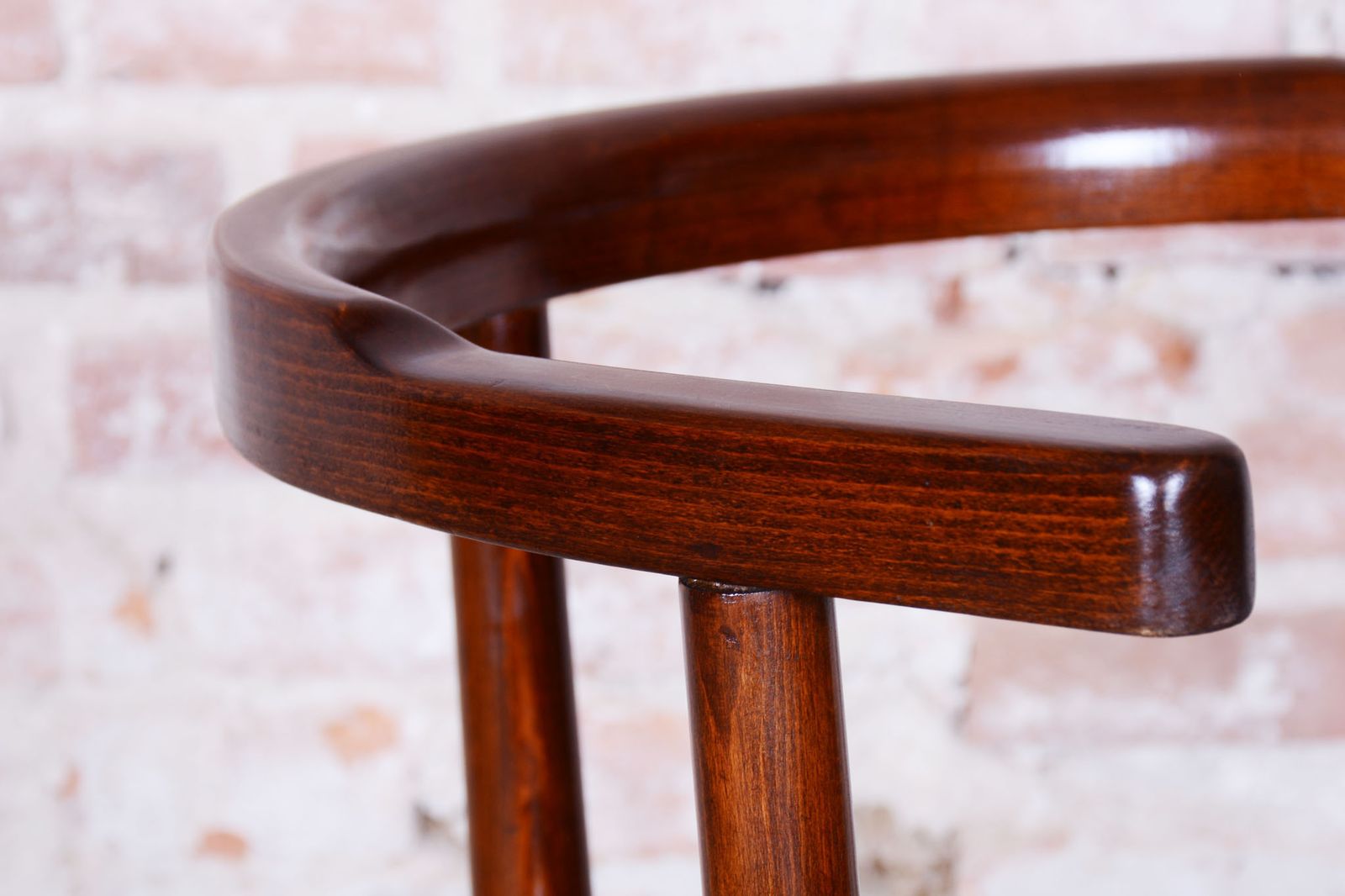 Restored Art Deco Chair, By Thonet, Beech, Revived Polish, Czech, 1920s photo vinterior