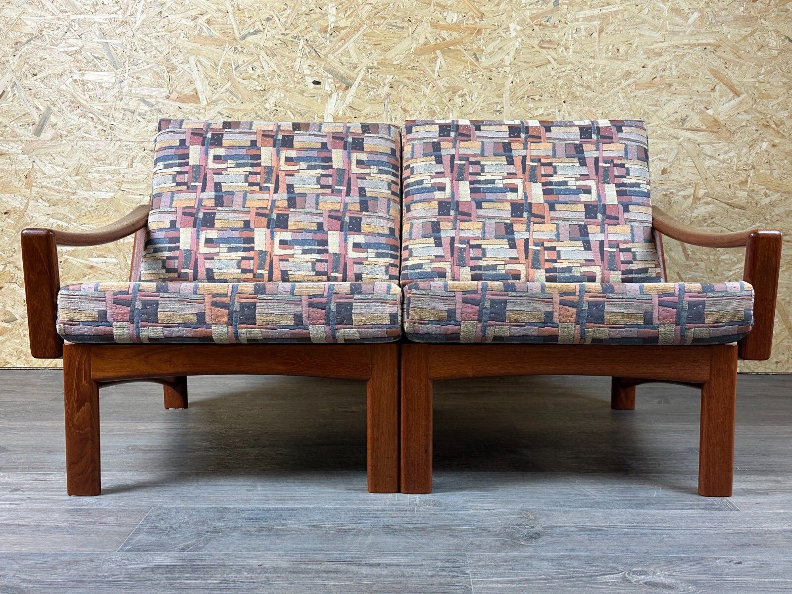 60s 70s Teak Couch Sofa 2 Seater By Glostrup Møbelfabrik Denmark Design photo Furniture