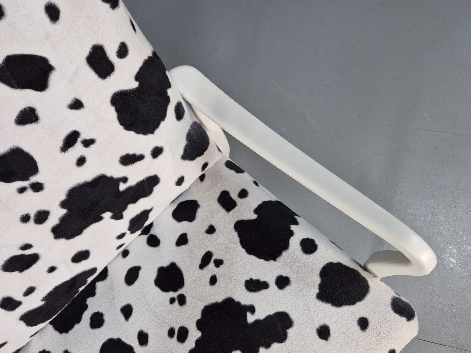 Vintage Danish Mid Century Sofa Cow Print Retro 1950s Mcm Eb9393 M2ss photo 275.0
