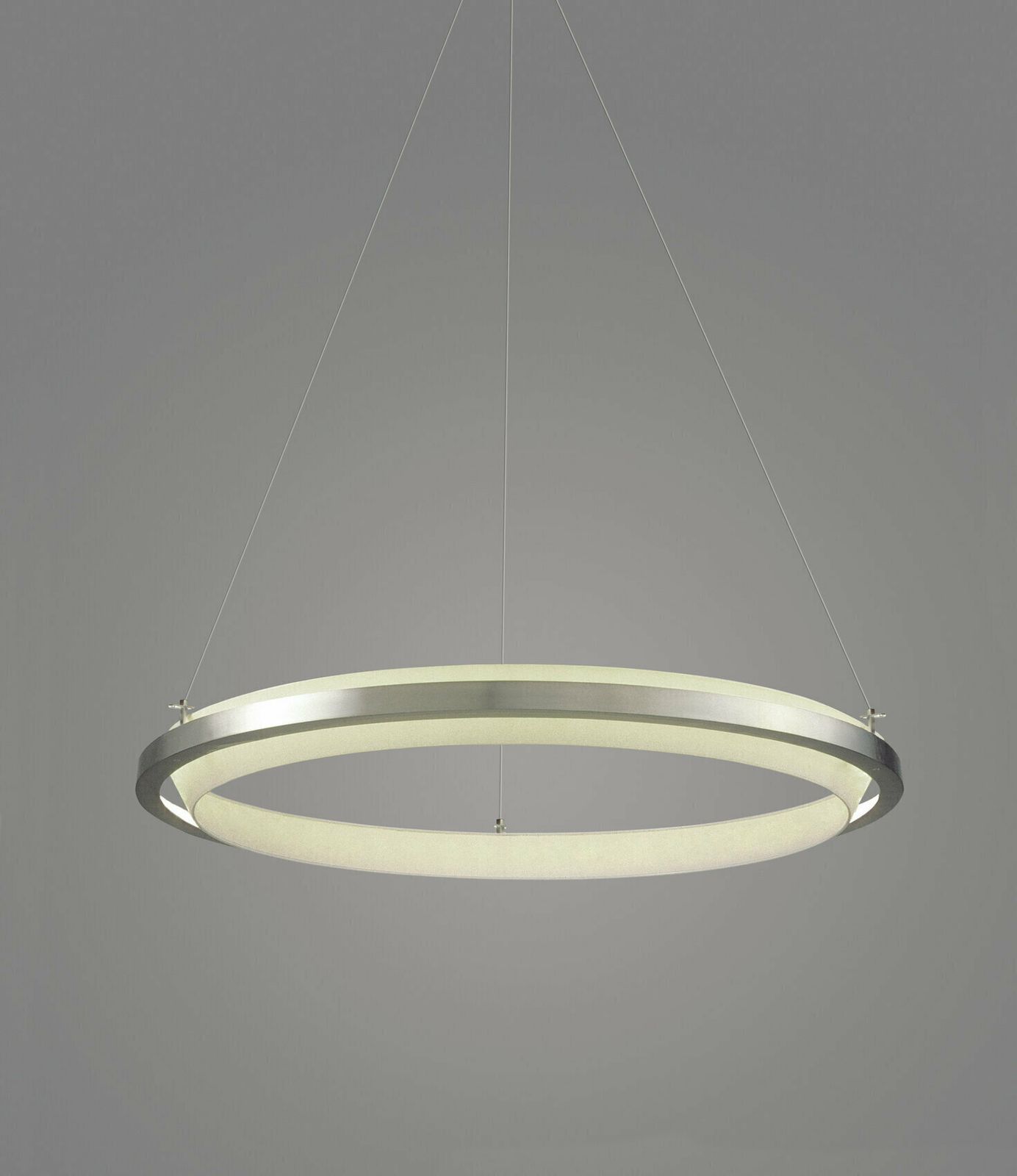 Santa And Cole Nimba Led Dia90cm, Stainless Steel/W20hite Poly, 65w Dimmable. X 2 photo for sale